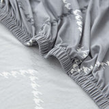 Coutures de notre housse de canape angle avec tetieres