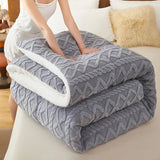 Couverture lestee gris clair pas cher