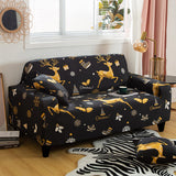 Housse de canape extensible motifs noel