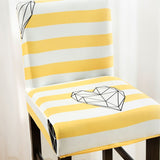 Housse de chaise haute de bar et tabouret scandinave