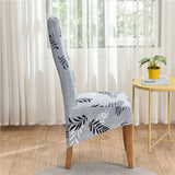 Housse de chaise xl extensible grande taille nature gris
