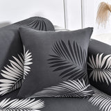 Housse de coussin extensible grise