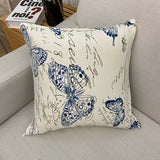 Housse de coussin papillons