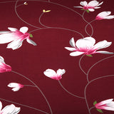 Motifs de notre housse de coussin fleurie fuchsia
