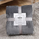 Plaid gris fonce
