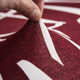 Textile elastique de notre housse de coussin bi extensible rouge