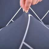 Textile extensible de la housse de coussin moderne gris anthracite