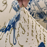 Textile extensible de la housse de coussin papillons