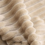 Tissu doux de notre plaid beige