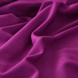 Tissu de haute qualité de notre housse de coussin fuchsia