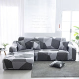 Housse extensible de canapé d'angle moderne
