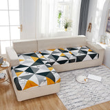 Housse assise de canape angle extensible moderne