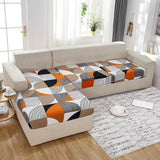Housse assise de canape angle extensible scandinave