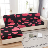 Housse assise de canape angle romantique