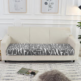 Housse assise de canape bi extensible gris
