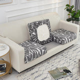 Housse assise de canape bi extensible grise