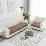 Housse assise de canape et fauteuil moderne marron