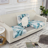 Housse assise de canape extensible nature
