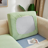 Housse assise de canape extensible vert clair