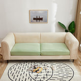 Housse assise de canape vert clair