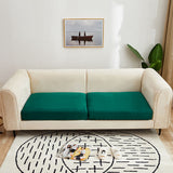 Housse assise de canape vert pin
