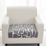 Housse assise de fauteuil bi extensible gris