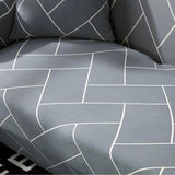 Housse canape moderne gris