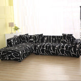 Housse de canapé d'angle bi extensible