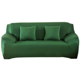 Housse de Canapé Extensible Vert Foncé