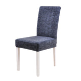 Housse de Chaise Extensible Bleu Gris