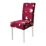 Housse de Chaise Extensible Fleurie Fuchsia