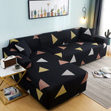Housse de canape angle elasthanne pour une maison
