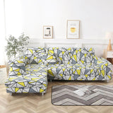 Housse de canape d'angle extensible ajustable