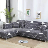 Housse de canapé d'angle extensible déco