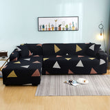 Housse de canape angle extensible elasthanne