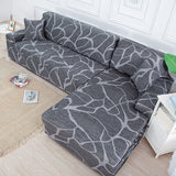 Housse de canape d'angle extensible lavable