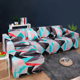 Housse de canape d'angle extensible moderne