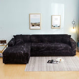 Housse de canapé d'angle style industriel