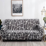 Housse de canape bi extensible gris