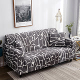 Housse de canape bi extensible grise