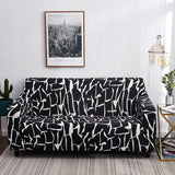 Housse de canape bi extensible noir