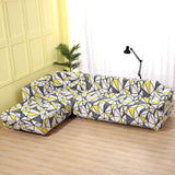Housse de Canapé d'Angle Ajustable