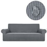 Housse de canape etanche waterproof gris clair