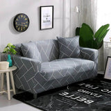 Housse de canape extensible moderne gris