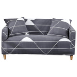 Housse de canape gris fonce extensible