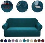 Housse de canape bleu canard impermeable a tous liquides