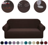 Housse de canape marron fonce chocolat impermeable a tous liquides