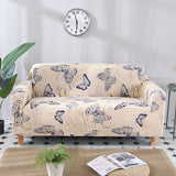 Housse de canape papillon extensible