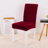 Housse de chaise bordeaux