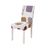 Housse de chaise elastique extensible